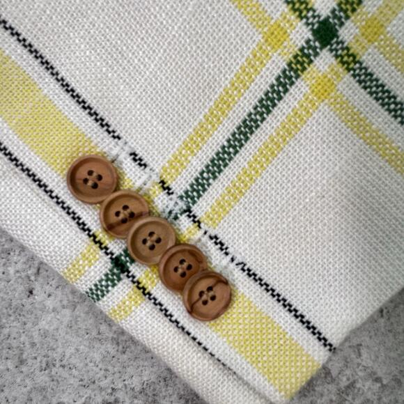 Veronica Beard Schoolboy Shrunken Dickey Plaid Blazer Lined Jacket Sz 8 EUC - Picture 9 of 9